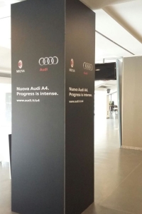 noleggio attrezzature per Allestimenti per evento Audi(Milano)