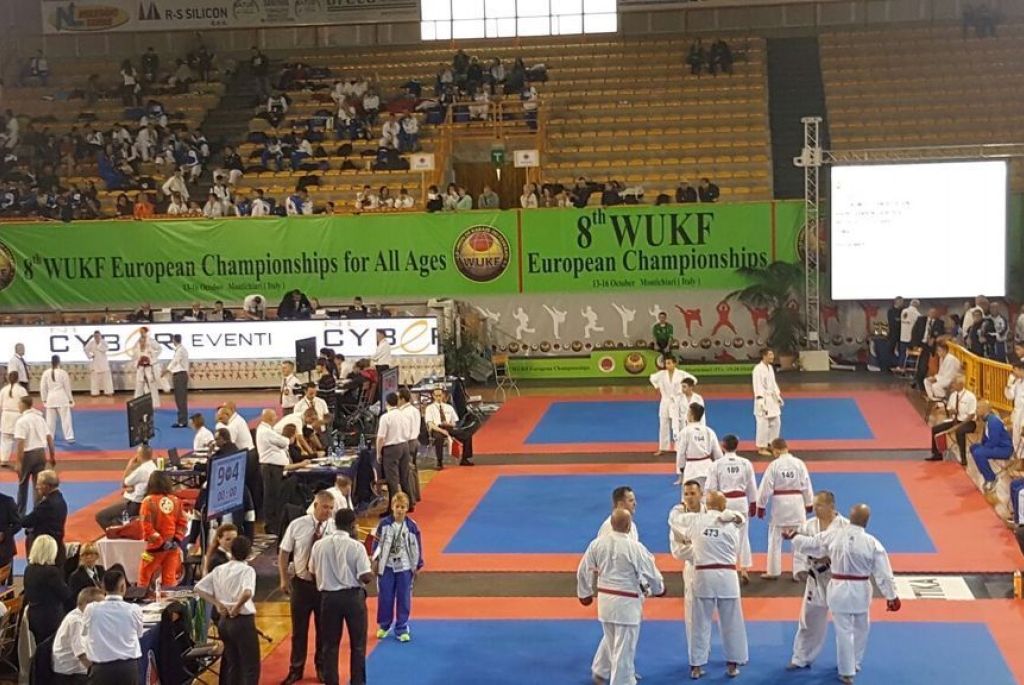 Allestimenti per Campionato Europeo Karate